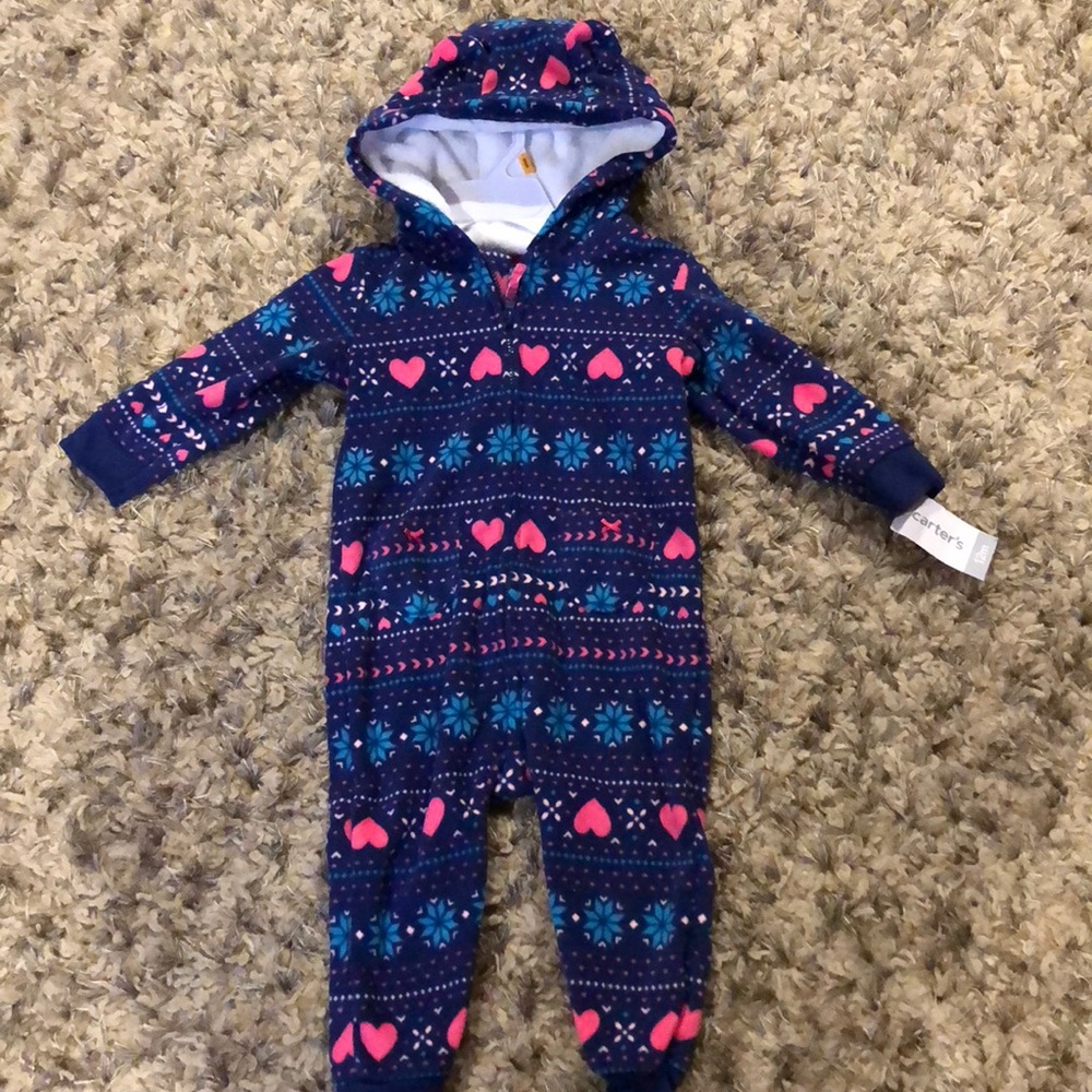 Kids Hooded footless one piece